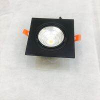 140*140 mmspessed Black SQUARE LED downlight cob 15W สีไฟสปอตไลท์ตกแต่งโคมไฟเพดาน Ac85-265v cabolang Light *