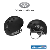 Yvolution  Neon Helmet Medium Black หมวกกันน็อคนีออน เหมาะสำหรับ 5ขวบขึ้นไป