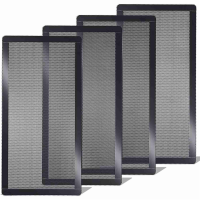 120X240mm Dust Filter for Computer Cooler Fan,Magnetic Frame Dust Filter,Dustproof PVC Cover Computer Fan Grills, 8 Pack