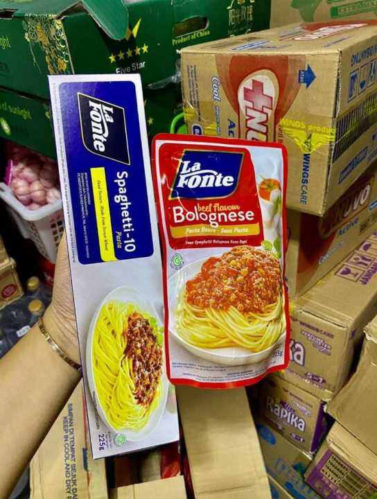 FROZEN FOOD La Fonte Spagetti dan La Fonte Bolognese Sepaket Murah ...