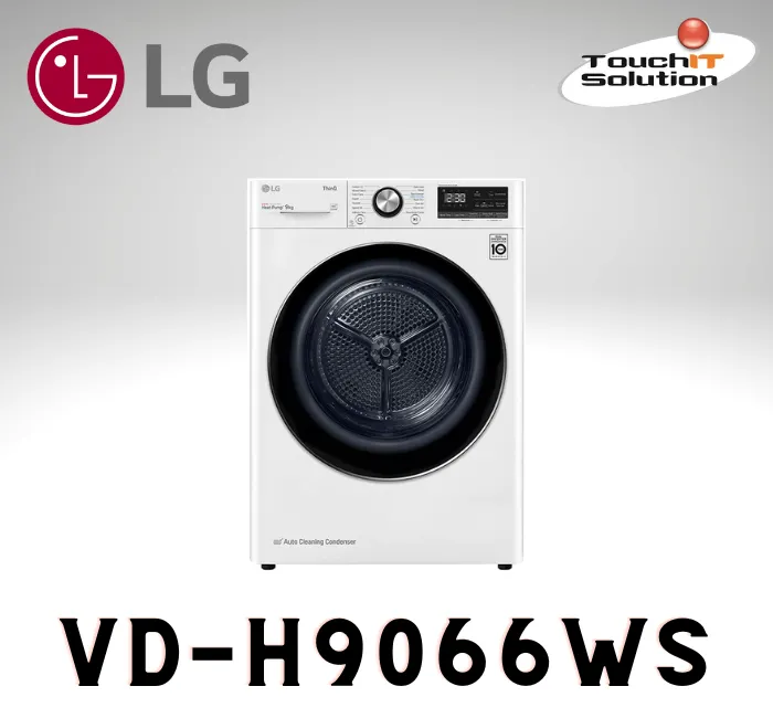 [INSTALLATION] LG VDH9066WS 9kg Dual Inverter Heat Pump™Dryer with Auto Cleaning condenser