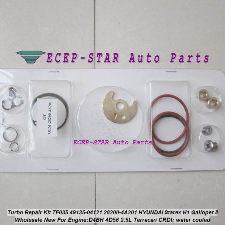 Turbo Repair Kit Rebuild TD04 4913504121 282004A201 Turbocharger For HYUNDAI Starex H1 H200