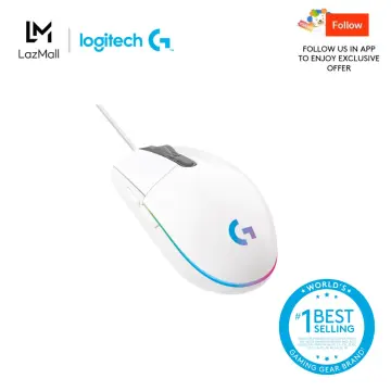 Logitech G203 Wired Gaming Mouse, 8,000 DPI, Rainbow Optical Effect  LIGHTSYNC RGB, 6 Programmable Buttons, On-Board Memory, Screen Mapping,  PC/Mac