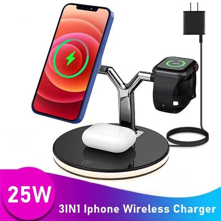 Tongdaytech 3in1 Wireless Charger For Apple Watch Airpods Pro