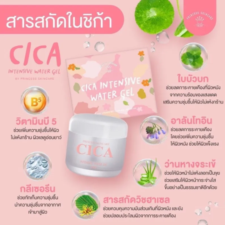 1-แถม-1-ซิก้าเจลแก้มใส-cica-intensive-water-gel-by-princess-skin-care-ปริมาณ-20-g-1-กระปุก