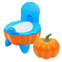 Baby Pumpkin Potty Seat Children Toilet Training Seat Pedestal Cushion Pad Ring Baby Toilet Seats 26x24x30cm