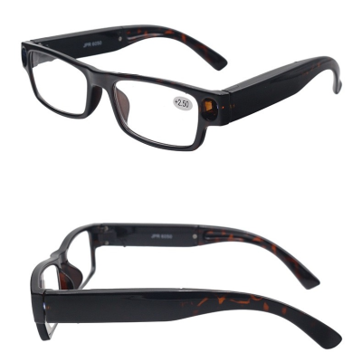 Multi-functional USB Charging LED light Reading Glasses Men Women HD Night Vision Charging Presbyopia glasses for the elderly
