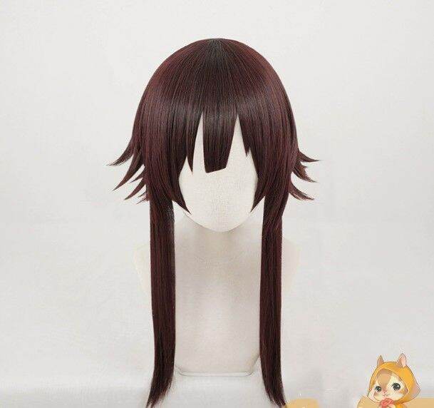 Megumin Cosplay Wig Anime God's Blessing on this Wonderful World Synthetic Dark Red Hair Cosplay