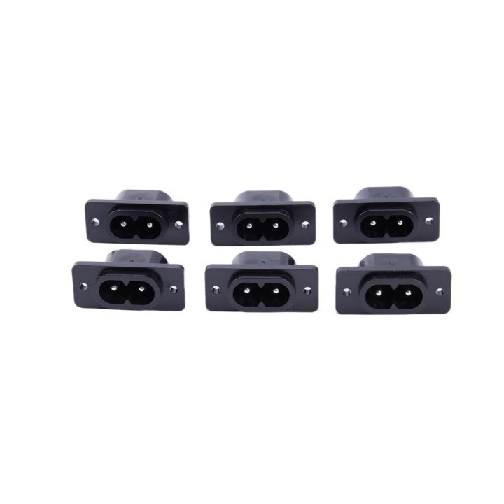 6-x-ac-250v-2-5a-iec320-c7-socket-solder-cup-pins-power-connector-wires-leads-adapters