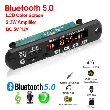 Kit Bluetooth voiture 5V 2x3W Audio MP3 Player Decoder Board FM