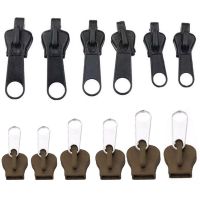 ♦❇✈ 6pcs Multifunctional Zippers Universal Detachable Zipper Pull Slider Zipper Pull Replacement For Bags Clothing Coats Suitcases