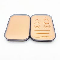 Suturing Training Pad Wound Silicone Suture Pad Human Traumatic Skin Model Reusable Silicone Teaching Model