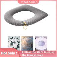 VITAL STORE ฤดูหนาว อ่อนนุ่ม ซักได้ อุ่นขึ้น แพด ฝารองนั่งชักโครก เบาะ Closestool เสื่อ