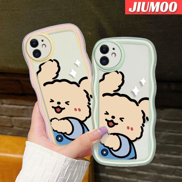 เคส-jiumoo-สำหรับ-xiaomi-redmi-โน๊ตเคส-y1-5a-ลายการ์ตูนแฮปปี้เปี้ยตเคสโทรศัพท์โปร่งใสกันกระแทกคลื่นสีสันสดใสเคสแฟชั่นน่ารักครีมกรอบซิลิโคนเลนส์กล้องถ่ายรูปป้องกันเคสใส