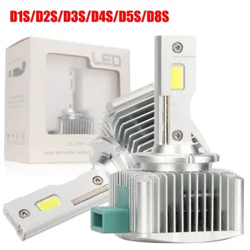 2X 60000Lm D1S D3S LED Headlight Bulbs D2S D4S D5S HID Xenon 120W