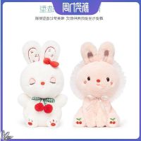 ☄☈ The year of the rabbit mascot plush toy rabbit girl princess doll white rabbit doll doll pillow rabbit gift