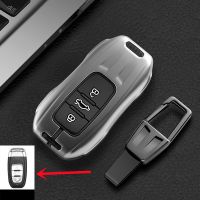 SportsCar Model Zinc Alloy Remote Key Case Cover For Audi A4 A1 A3 S4 B7 B8 A6 A5 A7 A8 Q5 S5 S6 Q7 Car Accessories Keychain