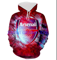 （xzx  31th）  (all in stock xzx180305)Arsenal English Premier League 3D full printing High quality customizable 2023 new Hoodie 33