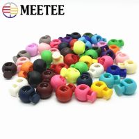 【cw】 Meetee 50pcs High-grade Plastic Stopper Cord Lock Tighten Spring Cords End Buckles DIY Clothing Adjustment Button Accessory F5-2