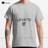 Lovatic Classic T-Shirt Demi Lovato Womens Summer Shirts High Quality Cute Elegant Lovely Kawaii Cartoon Sweet Cotton Tee Shirts 4XL 5XL 6XL