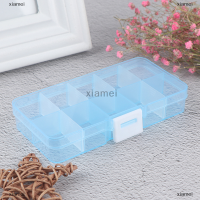 xiamei กล่องจัดเก็บพลาสติก10ช่องเครื่องประดับสกรู Organizer ภาชนะ