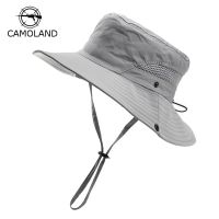 CAMOLAND Waterproof Fisherman Hat Women Summer Sun Anti-UV Protection Camping Hiking Caps Mens Panama Bucket Outdoor Hat