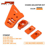 รถจักรยานยนต์ออฟโรด 50 SX อุปกรณ์เสริมดัดแปลง CNC ตัวปรับโซ่อลูมิเนียมอัลลอยด์