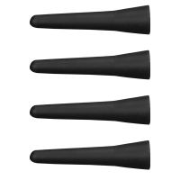 4X Universal Car Antenna, 6.5 cm (2.5 Inch) Small Short Car Aerial, FM/AM Inputs M5 M6, Black