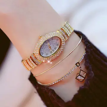 Oval Shape Womens Watch: Quartz Sapphire, Pink Stainless Steel Strap High  Quality Timepiece For Everyday Wear From Cftgff, $49.75 | DHgate.Com