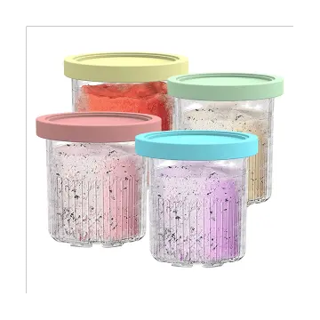 Ice Cream Pints Cup, Ice Cream Containers with Lids for Ninja Creami Pints  NC301 NC300 NC299AMZ