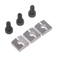 แพ็ค3ชุดกีตาร์ไฟฟ้า Tremolo Bridge String Locks Guitar Strings Locking System Metal Nut Block &amp; Clamp Hex Screws