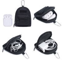 、‘】【’ Mens Backpack Pendant Hanging Bag Portable Wallet Pouch Coin Purse Key Earphone Storage Pocket Outdoor Sports Waist Bag Pack