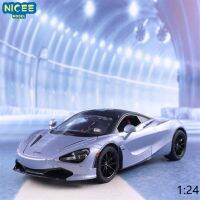 1:24 Mclaren 720S รุ่น Mobil Sport Spider Aloi Suara Diecast Super Balap Pengkat Roda Mobekil OR Untuk Hadiah-An A483