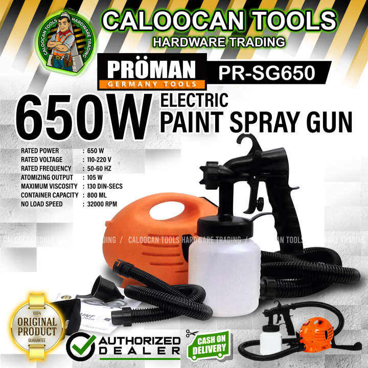 PROMAN Germany 650W Electric Paint Spray Gun Paint Zoom / Paint Sprayer