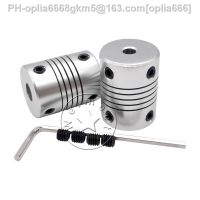 3mm/4mm/5mm/6mm/6.35mm/8mm Aluminum Shaft Coupling Flexible Coupler Motor Connector D18L25