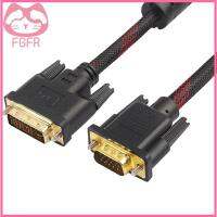 FGFR DVD สายวิดีโอ HDTV ชายกับชาย DVI-I 24 + 5 DVI ไปที่สาย VGA สองทิศทาง