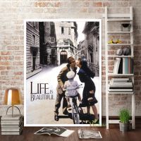 {KUT Department Store} Life Is Beautiful Movie Poster Wall Art ผ้าใบพิมพ์ภาพสไตล์โมเดิร์น Home Decor Gift