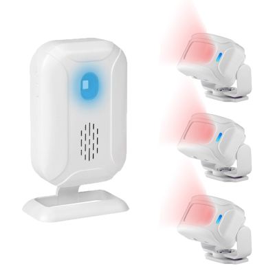 Motion Sensor Detector Alarm Bell Entry Alert System Shop Store Welcome Chime Wireless C