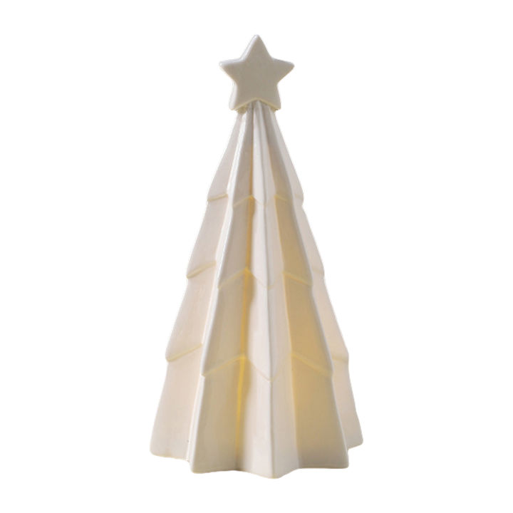 bhdecor-มินิบ้านคริสต์มาสใหม่2023ชิ้นพร้อมไฟ-led-ตุ๊กตาหิมะเซรามิก-ดาวห้าแฉกเครื่องประดับตกแต่งของเทศกาล