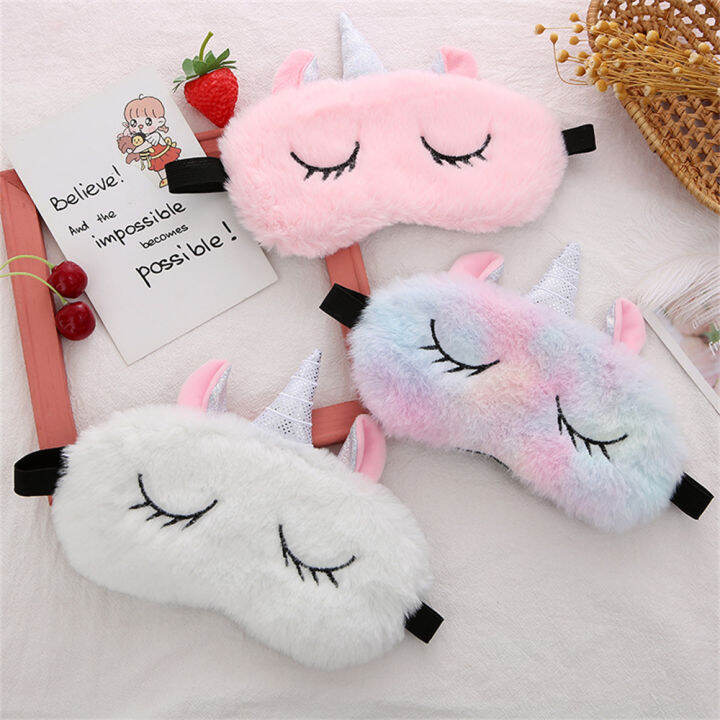 rest-student-sleep-patch-aid-eye-cute-cartoon-blindfold-unicorn