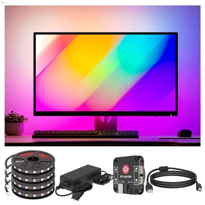 ส่งฟรี ลด 50 (พร้อมส่ง)USB Computer Monitor Backlight Full Kit Desktop