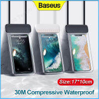 【Pick】Baseus Waterproof Bag กระเป๋ากันน้ำสำหรับว่ายน้ำและล่องแก่งอุปกรณ์ฝาครอบสไลด์ใสสำหรับ iPhone 12 13 14 Pro Max โทรศัพท์มือถือเก็บกระเป๋า