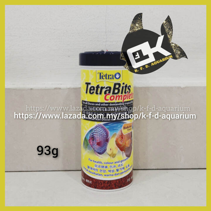 Tetra Bits/TetraBits Complete Discus Fish Food 93g/300ml (Slowly