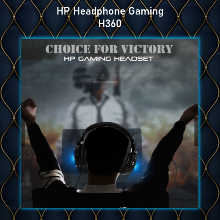 Headset Gaming/ Gaming Headphone HP H360 USB+Jack RGB Gaming Headset