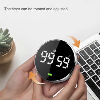 ☼ Multifunction Self Regulated Rotary Timer Magnetic Suction LED Mute Timer Household Kitchen Timer Movement Countdown Reminder