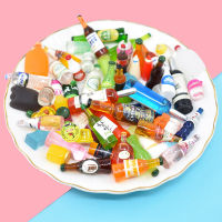 50pcs Slime DIY Toys Bottle Charms Miniature Beverage Bottle DIY Phone Case Decoration Resin Slime Polymer Supplies