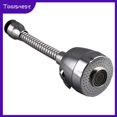 Toolsnest อะไหล่หัวพ่นสเปรย์ ° ก๊อกน้ำแบบหมุนได้360,2โหมดป้องกันการกระเด็นและประหยัดหัวพ่นสเปรย์ก๊อกน้ำสำหรับห้องครัว