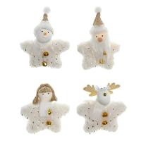 Christmas Plush Doll Ornaments Christmas Plush Ornaments Decorative Ornament White Doll Ornament With Bells Table Ornaments Holiday Party Decor enhanced