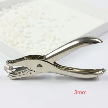 Hand-held Single Hole Puncher Metal Round Hole Punch Star Heart Shape  Loose-leaf Paper Cutter For Scrapbooking Album Ring Supply