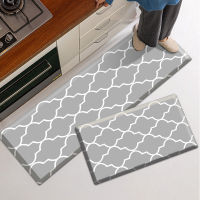 Spot parcel post Cross-Border PVC Kitchen Mat Leather pu Beveled Foot Mat Household 12mm Thick Non-Slip Waterproof Car